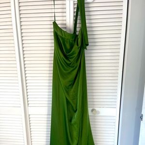 Free People SOA Dress, silk maxi dress, Size M